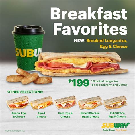 New breakfast offering: Smoked Longaniza, Egg & Cheese - BusinessMirror