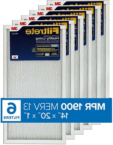 Filtrete MPR 1900 14x20x1 AC Furnace Air Filter,