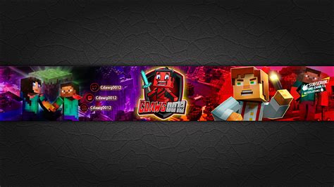 MINECRAFT GAMING BANNER AND LOGO on Behance