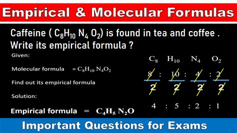 empirical and molecular formula calculator - Best Online Free Chemistry Learning