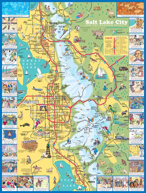 Salt Lake City Area Map - Maps Model Online