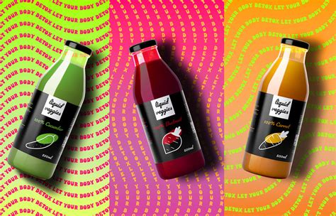 Juice Label Design on Behance