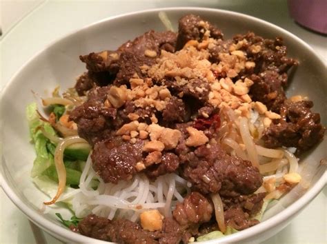 Bun bo xao xa ot | Food, Bún bò, Beef