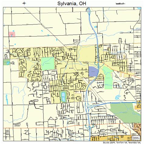 Sylvania Ohio Street Map 3976022