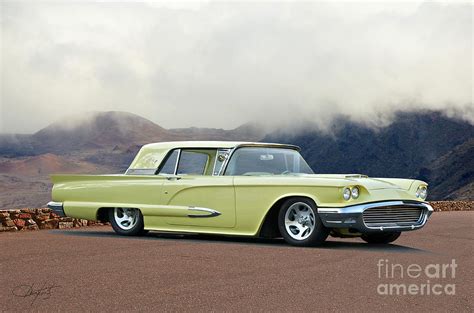 1958 Ford Thunderbird 'custom' Photograph by Dave Koontz