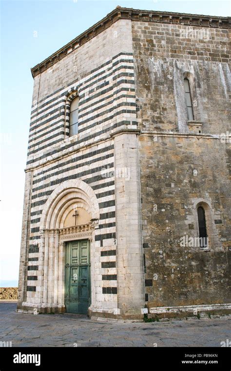 Medieval cathedral of Volterra, Tuscany, Italy Stock Photo - Alamy