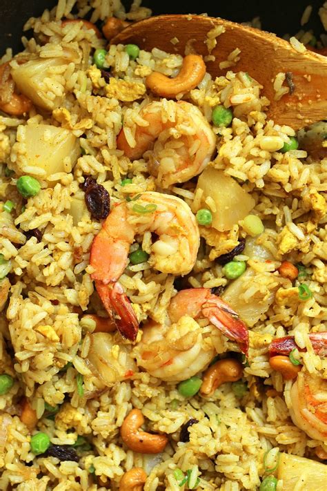 Authentic Thai Pineapple Fried Rice with Shrimp - Mission Food Adventure