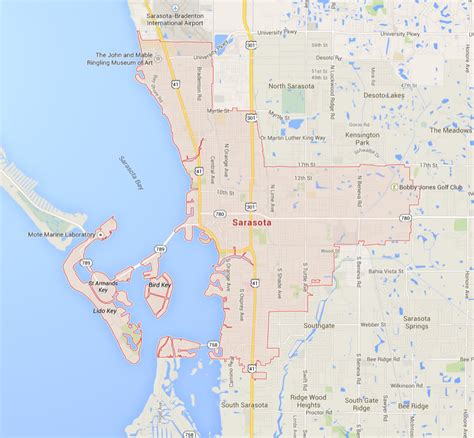 Sarasota Florida Map - Sarasota Florida Map | Printable Maps