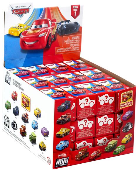 Disney Cars 3 Metal Mini Racers Series 1 Mystery Box 36 Packs Mattel Toys - ToyWiz