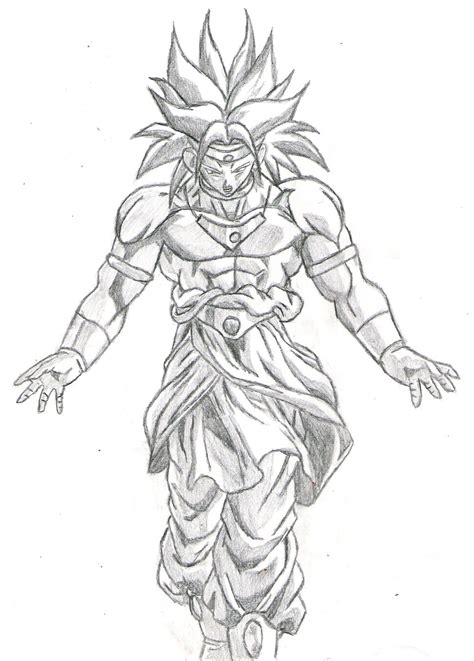 Broly Drawing at GetDrawings | Free download