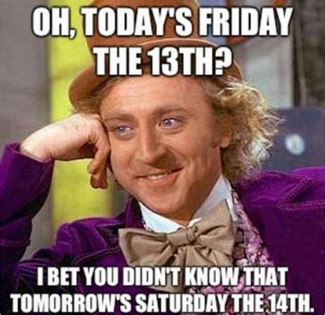 Friday the 13th Birthday Meme Best 25 Friday the 13th Memes Ideas On ...