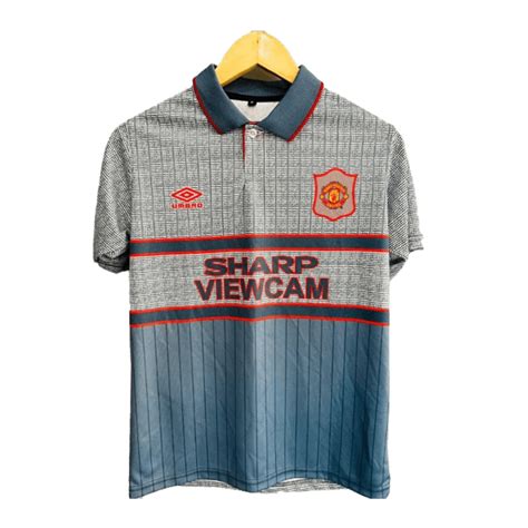 Manchester united 1995-96 David beckham Away Jersey | Retro Collection - Cyberried Store