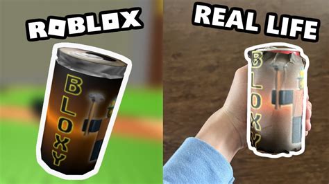 ROBLOX BLOXY COLA IN REAL LIFE - YouTube