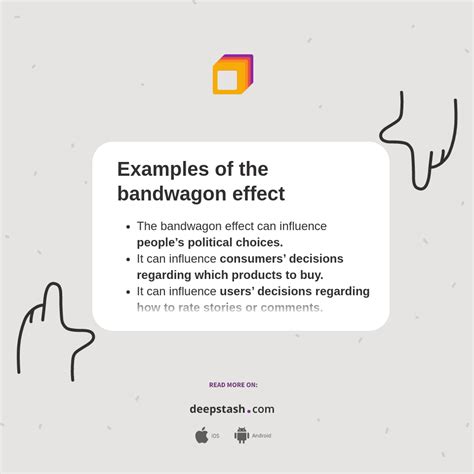 Examples of the bandwagon effect - Deepstash