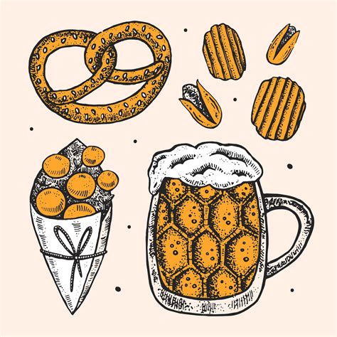 Oktoberfest hand drawn set of elements. 1228808 Vector Art at Vecteezy