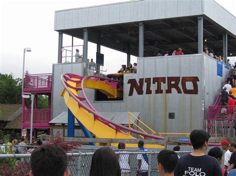 Six Flags Great Adventure - Nitro Roller Coaster - 12121 Photograph by DC Photographer