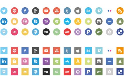 20 Free High-Quality Flat Design Icon Sets - WebFX