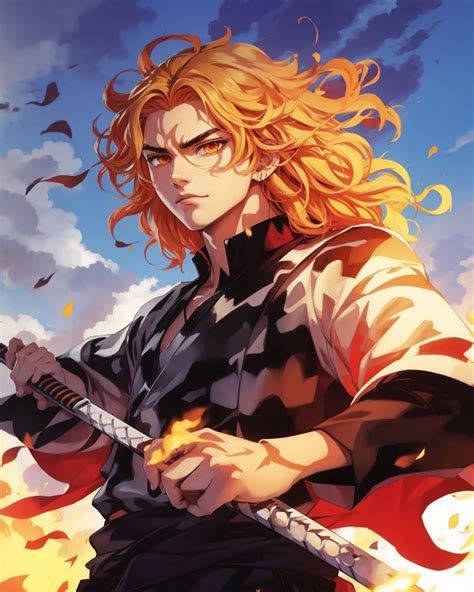 Kyojuro Rengoku the Flame Hashira: Red Haired Demon Slayer