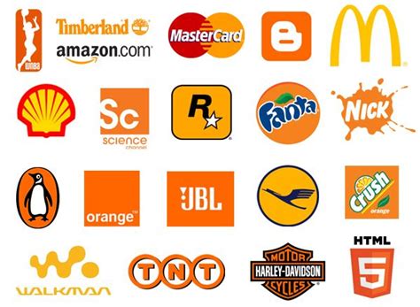 Top 20 famous logos designed in Orange | Famous logos, Logo design, Red ...