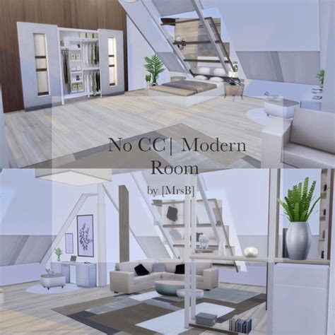 Modern Room |CC Free - The Sims 4 Catalog