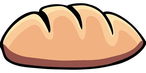 Download Bread, Loaf, Roll. Royalty-Free Vector Graphic | Bread clip ...