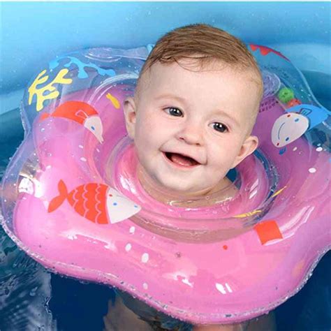 Inflatable Swim Neck Ring For Bathing Baby - Swimming Pool Accessories