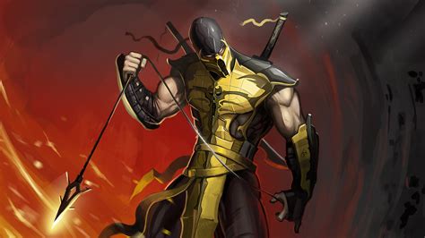 Scorpion Mortal Kombat Game 4k Wallpaper,HD Games Wallpapers,4k ...