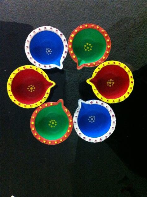 Diya painting | Diwali craft, Diy diwali decorations, Diwali design