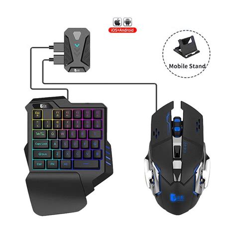 Gaming Wireless Bluetooth 5 In 1 Combo Keyboard And Mouse