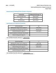 Exploring Melting Points of Organic Compounds in Chemistry Lab | Course Hero