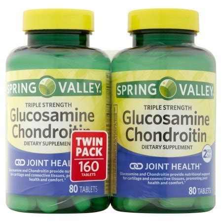 Spring Valley - Glucosamine Chondroitin, Triple Strength, 160 Tablets by Spring Valley buy ...