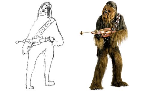 Chewbacca Drawing at GetDrawings | Free download