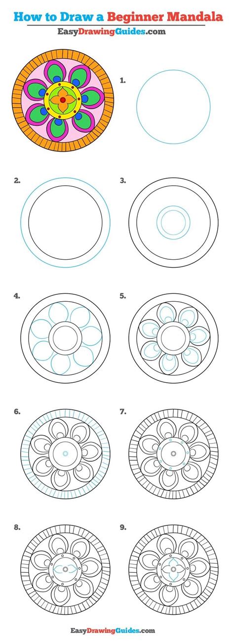 How to Draw a Beginner Mandala – Really Easy Drawing Tutorial