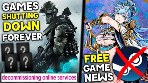 SEVERAL PC GAMES SHUTTING DOWN FOREVER, BIG STEAM FREE GAME UPDATE AND ...