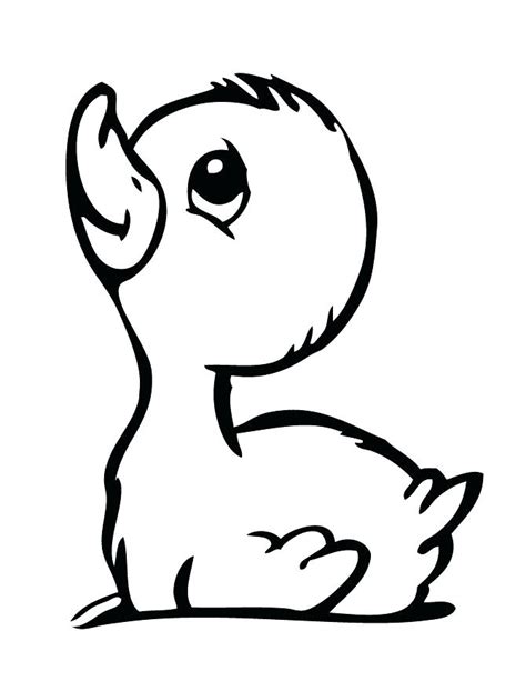 Duckling Coloring Page at GetColorings.com | Free printable colorings pages to print and color