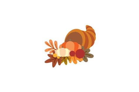 Thanksgiving Cornucopia SVG Cut file by Creative Fabrica Crafts · Creative Fabrica