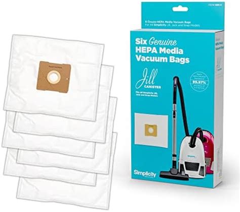 Amazon.com - Simplicity Vacuums 6-pack Vacuum Bags Type Z and Filter Set for Jill Canister ...