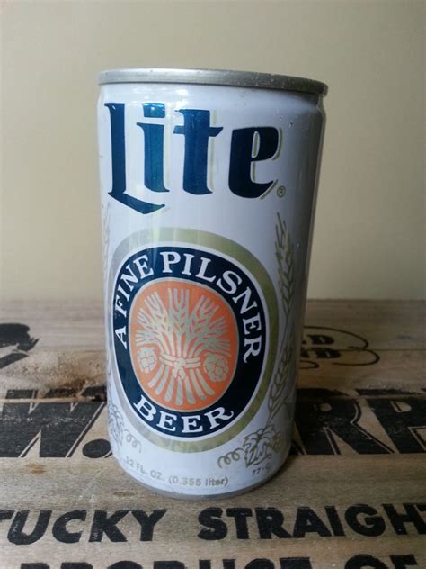 Items similar to Vintage Miller Lite Beer Can on Etsy