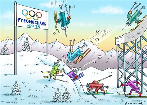 Cartoons: Winter Olympics in the spotlight