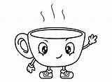 34 Páginas Para Colorear De Café Gratis E Imprimibles Niños Y Adultos sketch template