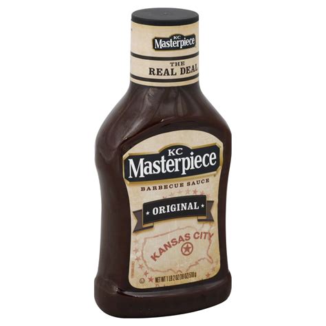 KC Masterpiece Barbecue Sauce, Original 18 oz (1 lb 2 oz) 510 g