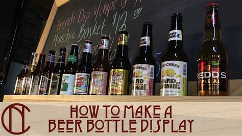 How To Make A Beer Bottle Display - YouTube