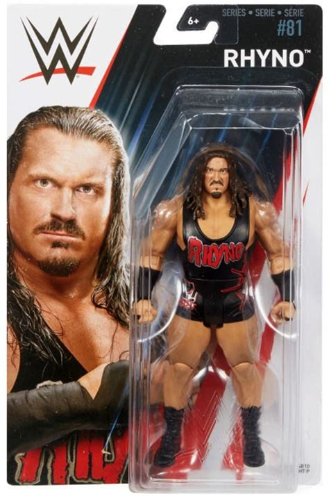 WWE Wrestling Series 81 Rhyno 6 Action Figure Mattel Toys - ToyWiz