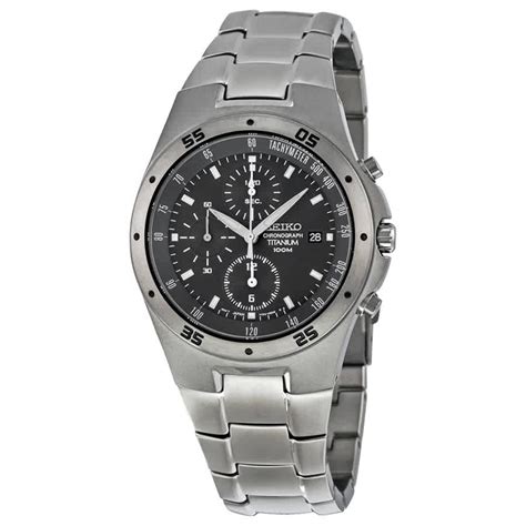 Seiko Men's Titanium Chronograph Watch SND419 - Walmart.com