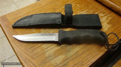 CUTCO FIXED BLADE HUNTING KNIFE LEATHER SHEATH