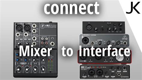 Setup Guide - how to connect a Mixer to an Audio Interface for audio recording Chords - Chordify