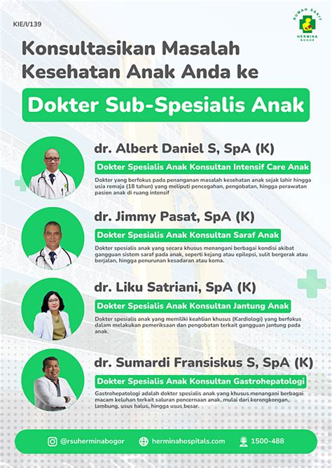 Hermina Hospitals | Dokter Sub-spesialis Anak