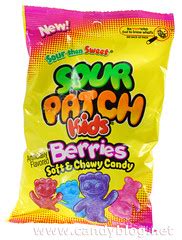 Sour Patch Kids Berries - Candy Blog