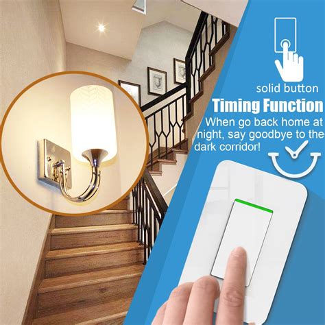 Smart Light Switch, WIFI Alexa Smart Switch Work with Amazon Alexa ...