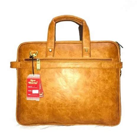 New Warrior Tan Leather Laptop Bag at Rs 1100 in Agra | ID: 22396053688